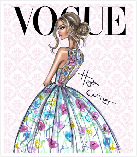 Иллюстрация журнал Vogue