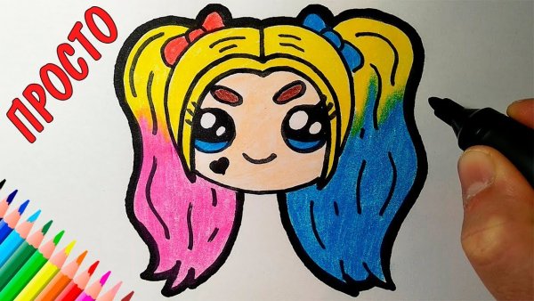 Харли Квин Квин рисунок