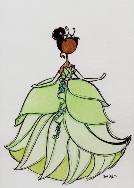 Сказочные принцессы. Раскраски