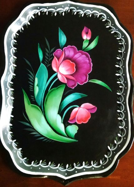 Жостово роспись по металлу 5 класс