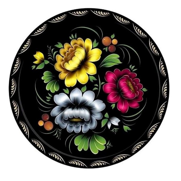 Жостовская роспись раскраска