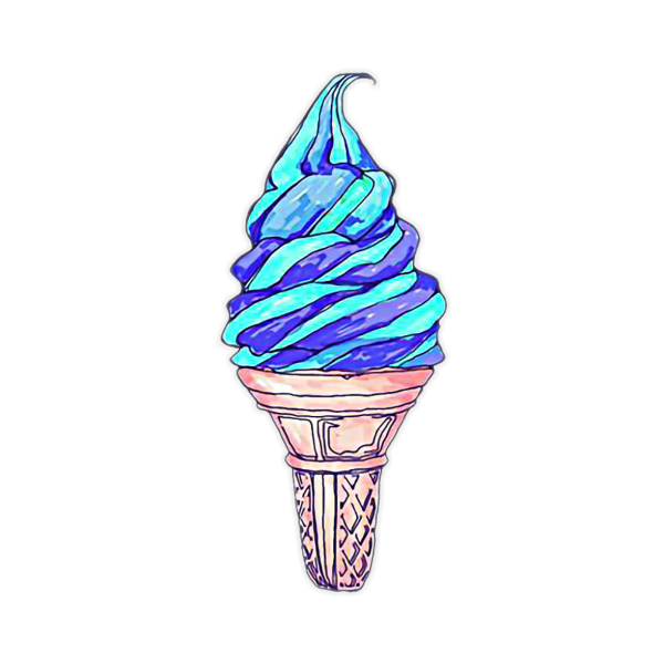 Голубые рисунки для срисовки