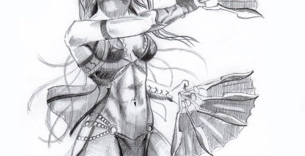 Аниме рисунки карандашом