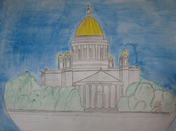 Санкт-Петербург рисунки детей