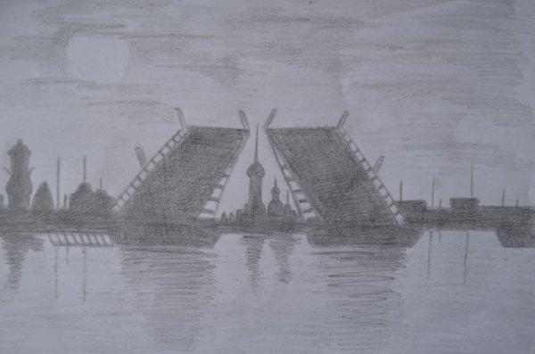 Петербург карандашом легко