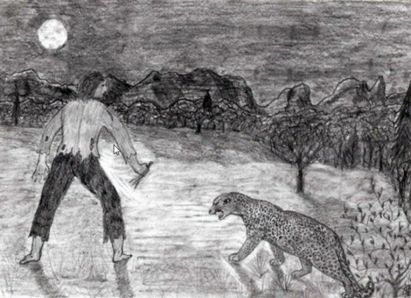 Иллюстрация к произведению Мцыри Лермонтова