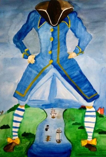 Путешествие Гулливера раскраска