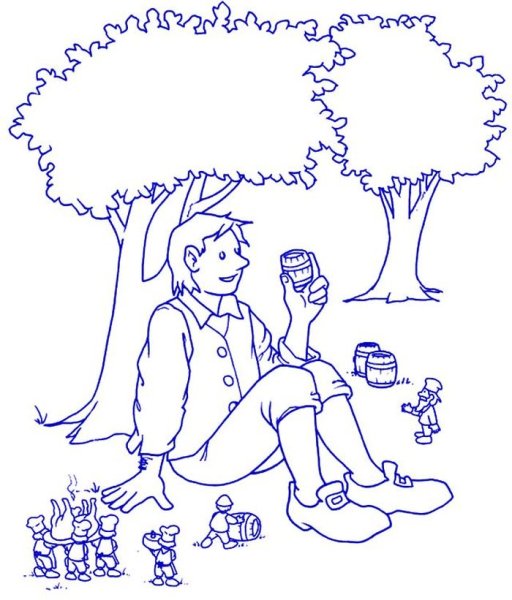 Путешествие Гулливера в Лилипутию рисунок