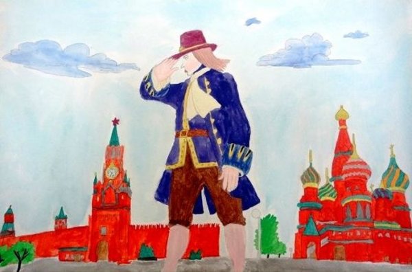 Раскраска приключения Гулливера