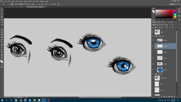 Простые рисунки в фотошопе