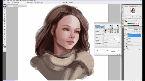 Рисование в фотошопе на графическом планшете