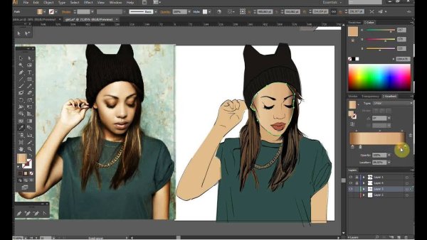 Простые рисунки в фотошопе