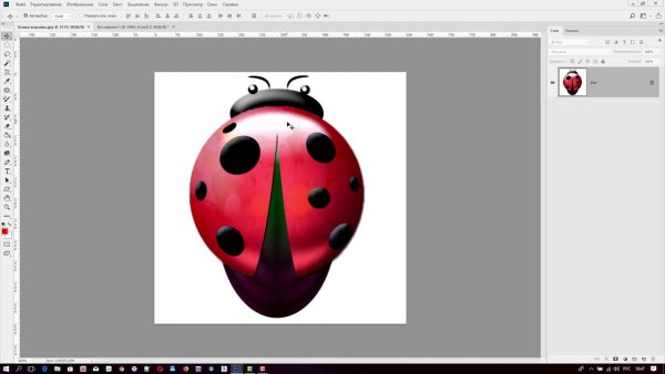 Легкий рисунок в фотошопе