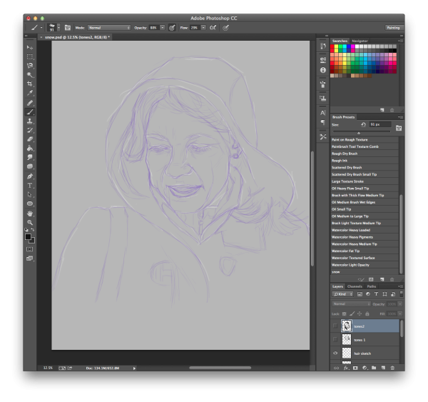 Рисование объектов в фотошопе