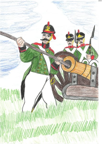 Бородинская битва рисунок легкий