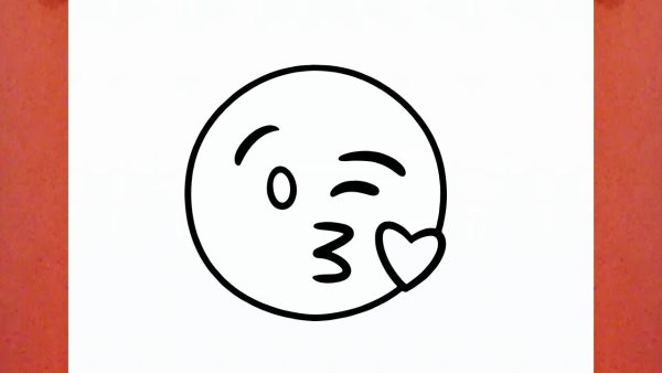 Нарисованный смайлик