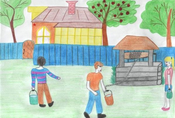 Тимур и его команда рисунок