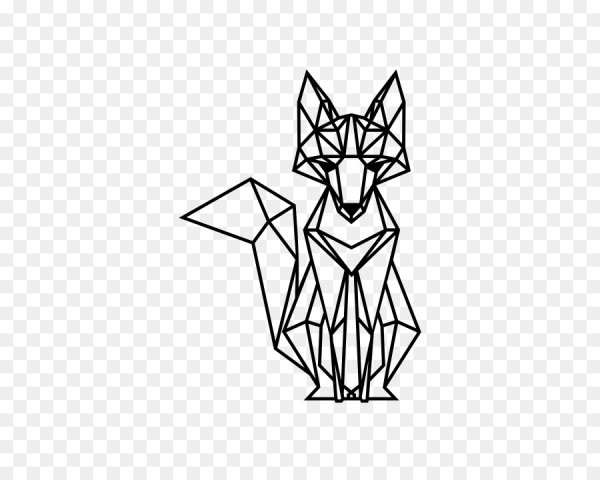 Животные геометрическими фигурами