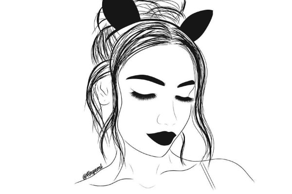 Крутые девушки карандашом