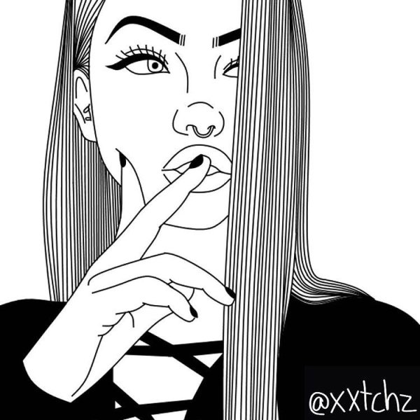 Крутые рисунки карандашом для девочек