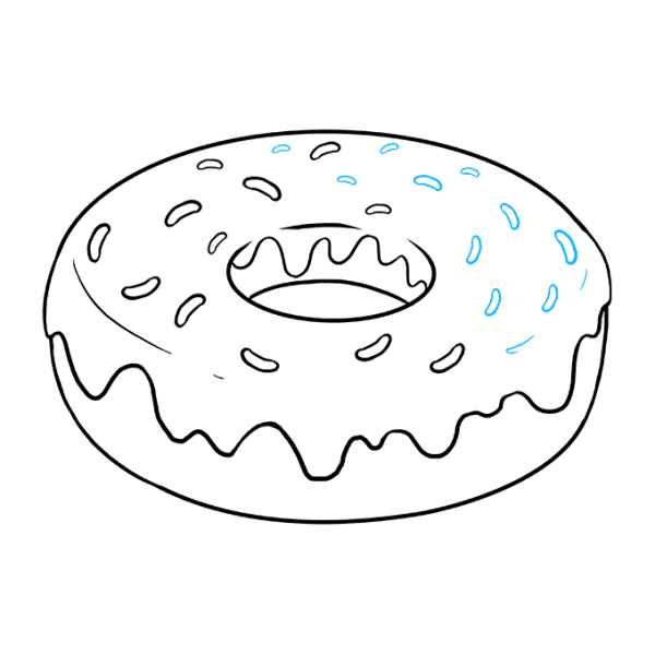 Картинки для срисовки пончики
