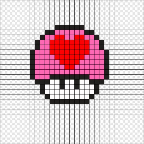 Рисунки по клеточкам минт