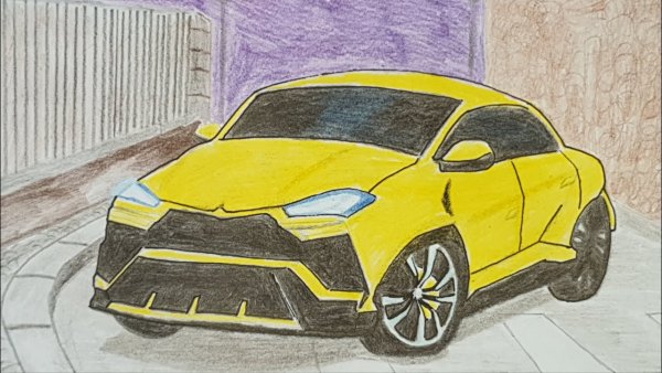 Раскраска Lamborghini Reventon