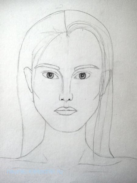 Портрет карандашом для начинающих