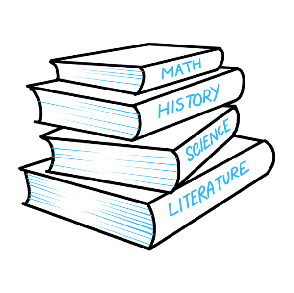 Рисуем книгу поэтапно