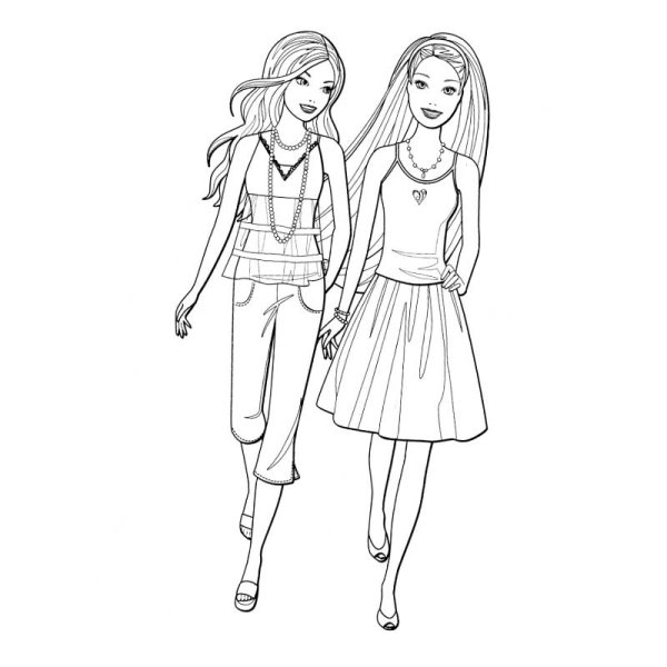 Нарисовать человека Барби