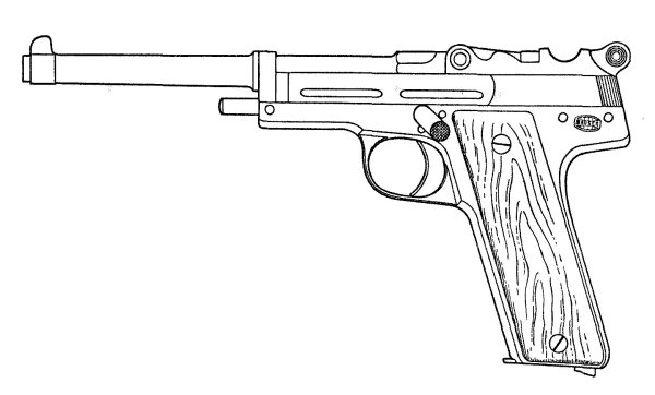 Раскраски для мальчиков пистолеты