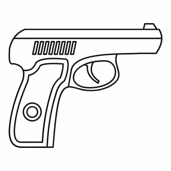 Макаров пистолет чертеж