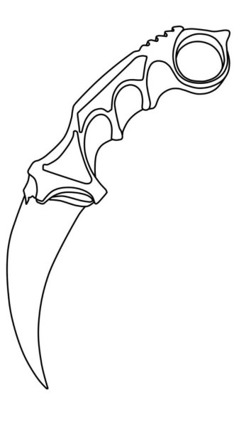 Чертёж пистолета Desert Eagle