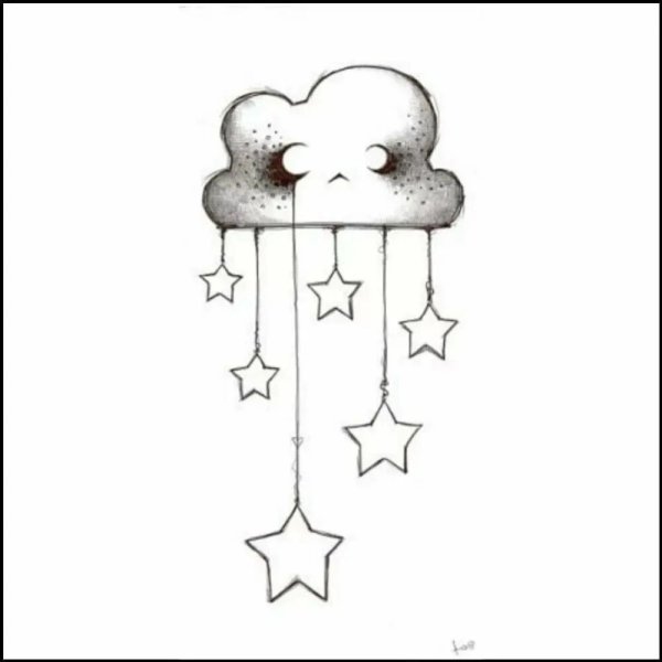 Маленькие рисунки для срисовки