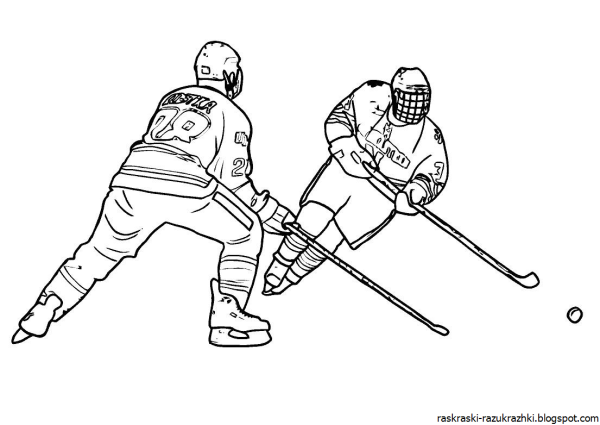 Хоккей карандашом