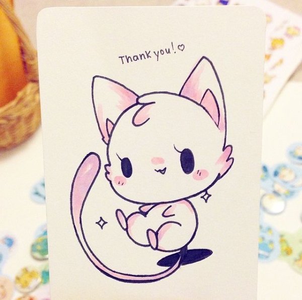 Няшные рисунки для скетчбука