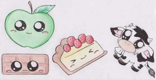 Милые рисунки для скетчбука