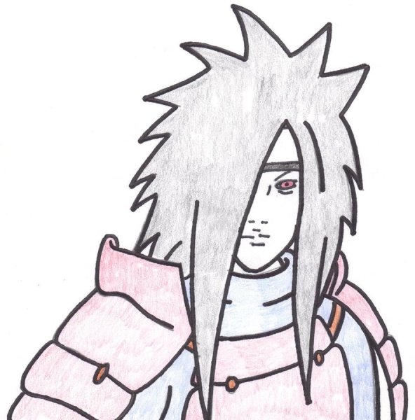 Раскраска Мадара Учиха