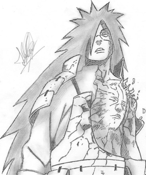 Хаширама и Мадара раскраска