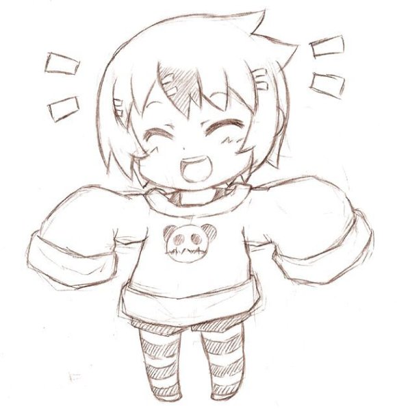 Аниме Наброски Чиби