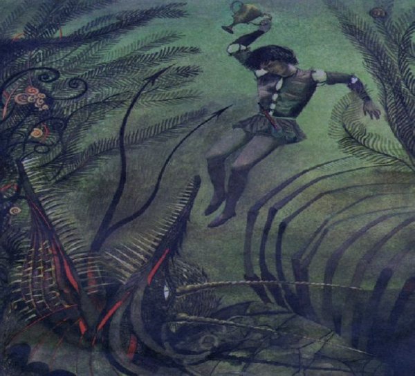 Василий Жуковский Баллада Кубок