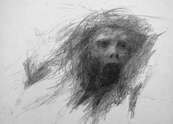 Шизофрения рисунки карандашом