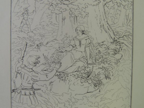 Баллада Жуковского Кубок рисунок