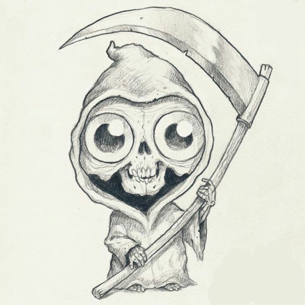 Привидение рисунок