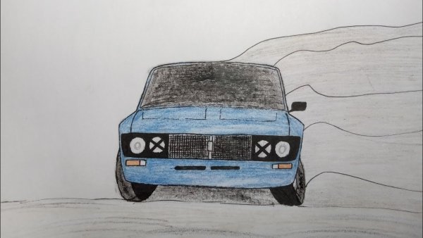 Раскраска Жигули ВАЗ 2106