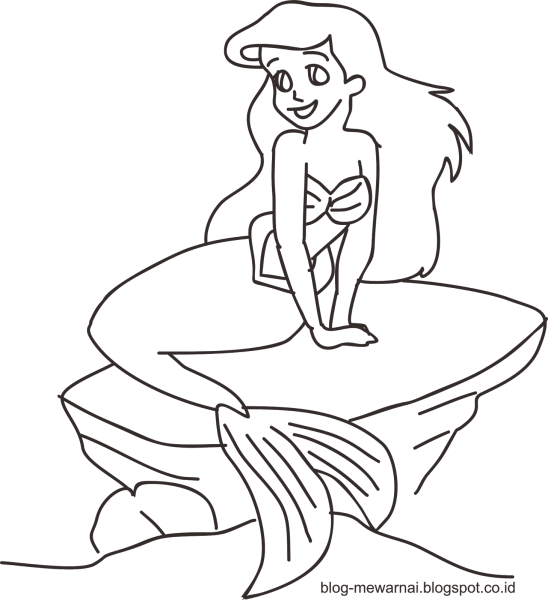 Поэтапное рисование русалки