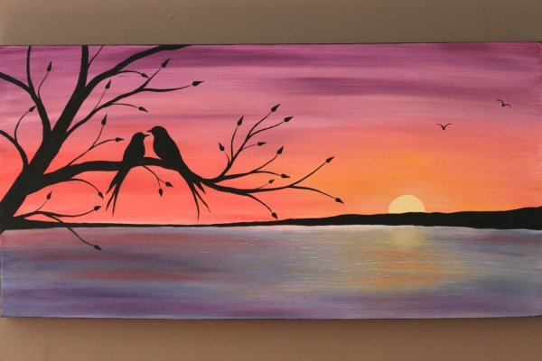 Картины акрилом