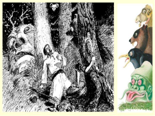 Заколдованное место иллюстрации