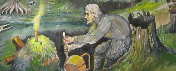 Рисунок к сказке Заколдованное место