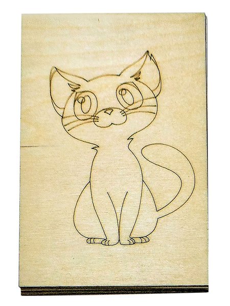 Рисунок для выжигания легкий